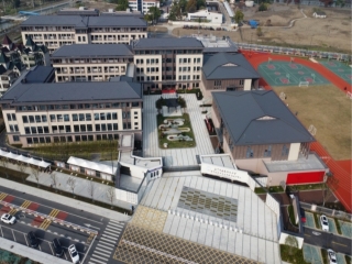1 # 2 # 教学楼、1 # 2 # 宿舍楼、实验楼、行政综合楼、食堂、报告厅、风雨操场、门卫（南）、门卫（北）项目